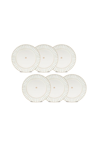 Jumbo Navy Yeşil 6'lı Pasta Tabağı Yeşil