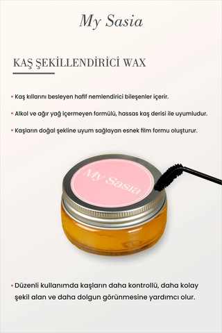 My Sasia Kaş Waxı Şeffaf