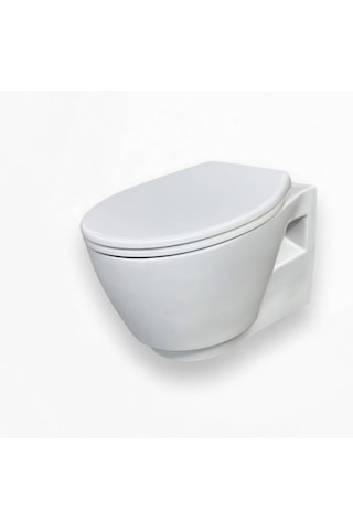 Ece Banyo - Ronda Design Beyaz Asma Klozet, Soft Kapak Dahil Outlet - 7623-5311-00- Diğer