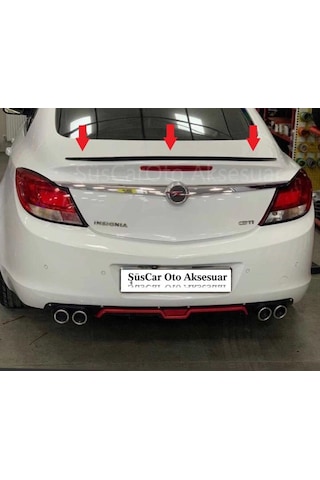 OtoÇizgi Opel Insignia Bagaj Üstü Spoiler Bagaj Çıtası Piano Black OtoÇizgi