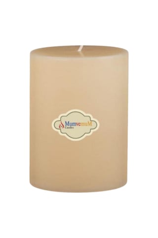 Medium Çap : 10 Cm Set Mum Krem Krem