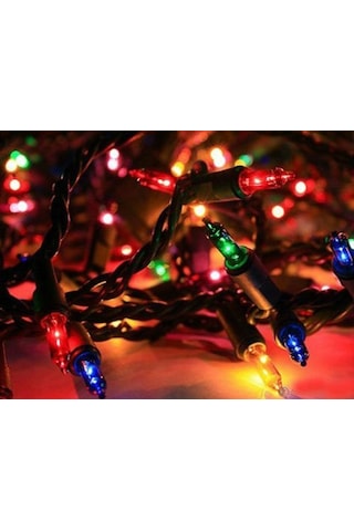 Büro Ev Partisi İçin 10mt 100led 8mod Rgb Led Işıklı Dekor Lambası