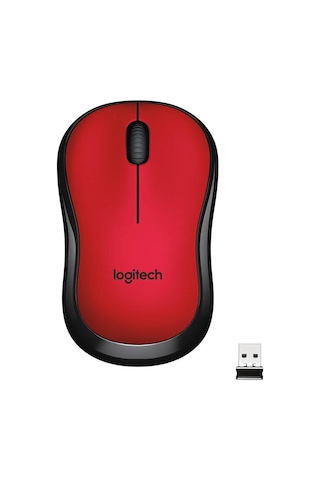 Logitech M220 Kablosuz Silent Mouse Kırmızı