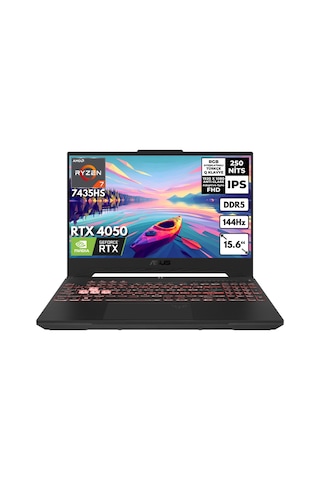 Asus TUF Gaming A15 FA507NUR-LP035HMF5 R7-7435HS 48 GB 1 TB SSD RTX4050 15.6" Dos Dizüstü Bilgisayar