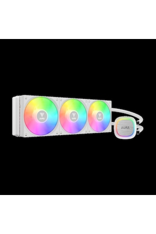Northcity Gamdias Aura Gl360 V2 Wh 360mm Rgb 3 Fanlı Cpu Sıvı Soğutma - Performanslı White Edition