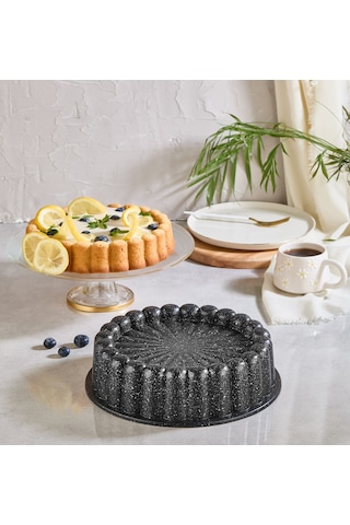 Safir İkili Kek - Tart Kalıbı Siyah