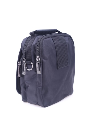 Seventeen 3460 Erkek Cırtlı Kapaklı El Ve Omuz Çantası Siyah