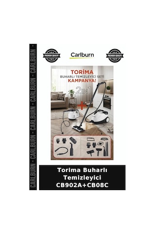 Delux Serisi Torima Buharlı Temizleyici Cb902a+cb08c Mutfak Aleti Buhar Cihazı Temizlik Ürünü