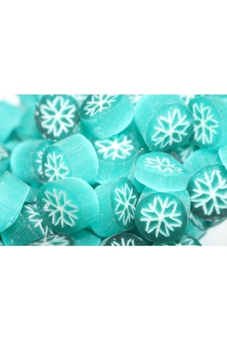 Yılbaşı Özel Kar Tanesi Desenli Lolly Şeker 1000 Gr.