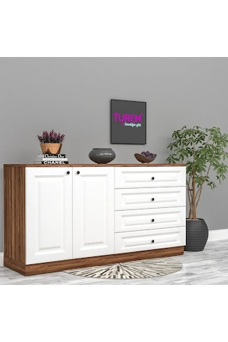 Menekşe Membran Kapak Konsol Mdf Siyah