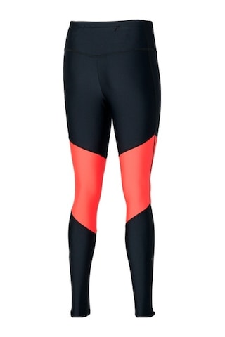 Impulse Core Long Kadın Tayt Siyah - Turuncu Siyah