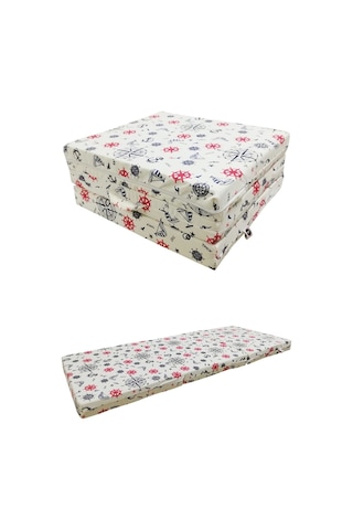 Vip Katlanır Yer Yatağı 8 Cm Kalın Sünger Yatak 80x180x8 Cm-marin
