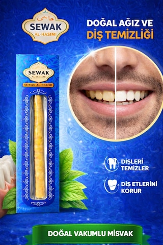Doğal Vakumlu Taze Misvak Ağız Ve Diş Temizliği İçin Geleneksel Bakım