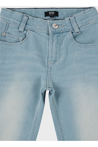 Hugo Boss Çocuk Kot Pantolon 24713/z25 Stone Buz Mavisi Buz Mavi