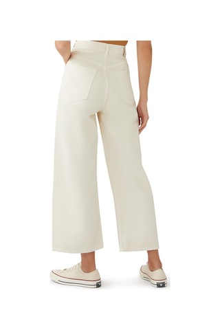 Citizens Of Humanity Vintage Geniş Paça Kot Pantolon Beyaz