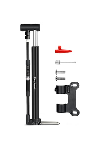 Moveevo Taşınabilir Bisiklet Pompası: 120psı, Alüminyum, Acil Durumlar İçin Pratik Çözüm