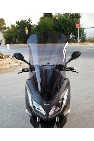 Motocam Kanuni Reha 250 Ön Cam 2022-2026 Model 72cm Füme Renkli 4mm Uzun