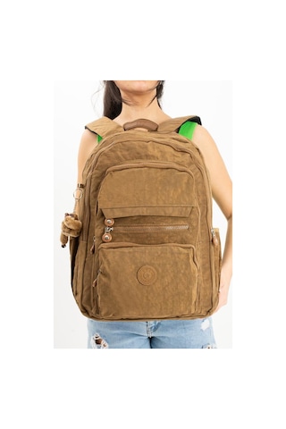 Baginn Unisex Sırt Çantası Hafif Yağmur Geçirmez Klinkır Kumaş Laptop Bölmeli Seyahat Çantası 43 30 Cm 001