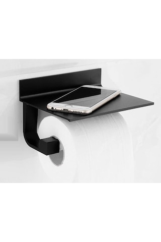 Homyl 3'ü 1 Arada Kağıt Mendil Havluluk Banyo Tuvalet Siyah