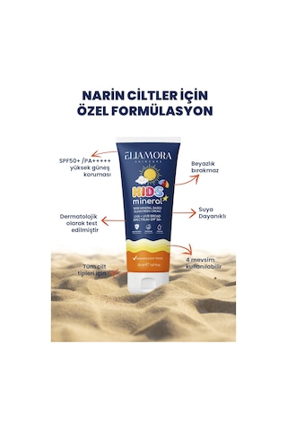Eliamora Çocuk Güneş Kremi +50 SPF