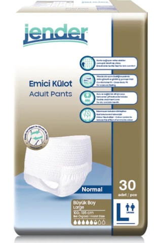 Jender 5.5 Damla Emici Külot Büyük Boy L 30 Adet