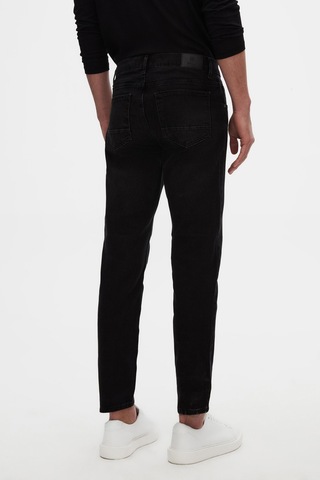 Ds Damat Comfort Fit Siyah Düz Jean Kot Beş Cepli Yıkamalı Denim Pantolon 3hcj3ort00103 001