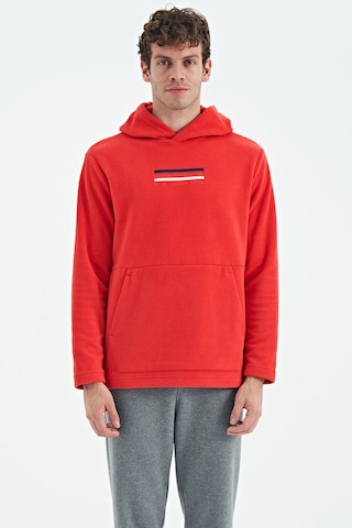Tommy Life Hern Fiesta Erkek Polar Sweatshirt - 88301 Kırmızı
