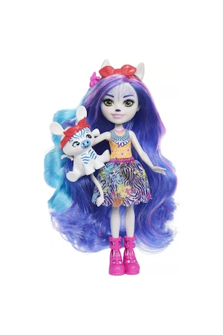 Enchantimals Zebra Zemirah ve Grainy ile Aksesuarları HNV28