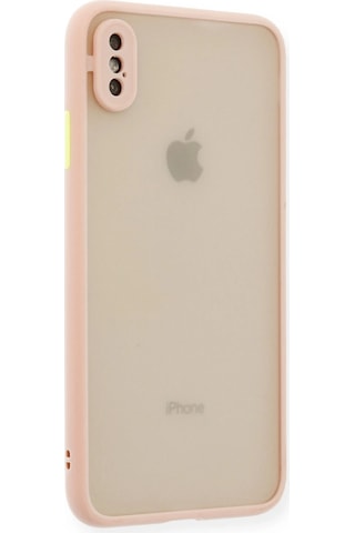 Gld-spt- Newface Apple Uyumlu iPhone Xs Max Kılıf Montreal Silikon Kapak - Pembe