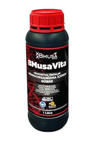 Bmusa Vita Mikrobiyal Gübre 1 Litre 1000 ML