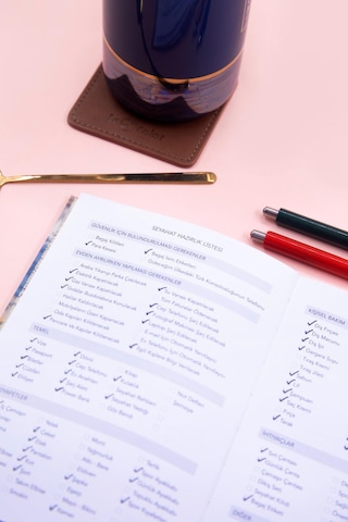 Seyahat Defteri Esnek Travel Journal Çok Renkli