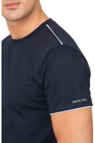 Pierre Cardin 6122 Erkek Kısa Kollu Bisiklet Yaka Pijama Takımı-lacivert