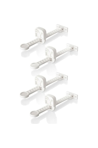 Baby Lock 4 Adet Çocuk Güvenlik Ayarlanabilir Pencere Kilidi Çok Renkli