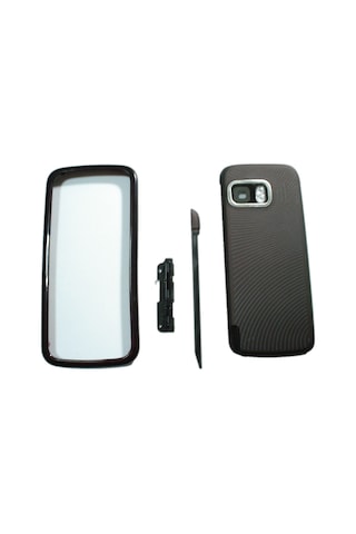 Nokia 5800 Kapak Nokia 5800 Uyumlu Siyah Ön Kapak Arka Kapak Tuş