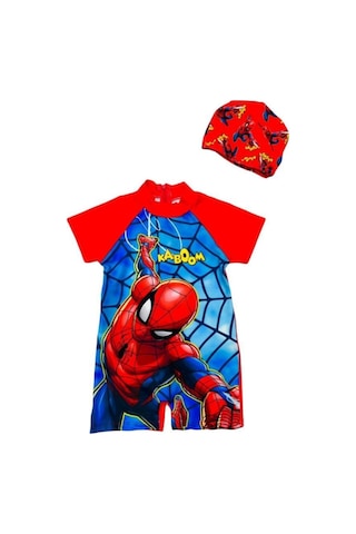 Lolliboomkids Erkek Çocuk Spiderman Baskı Detay Hassas Ten Kısa Kollu Şortlu Mayo Takımı Tek Parça Sezon 2022 Lolliboomkids Erkek Çocuk Spiderman Baskı Detay Hassas Ten Kısa Kollu Şortlu Mayo Takımı Tek Parça Sezon 2022