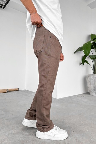 Mocha Basic Premium Baggy Pantolon Mocha