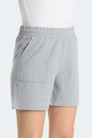 Slazenger Roko I Kadın Cepli Gri Şort Gri