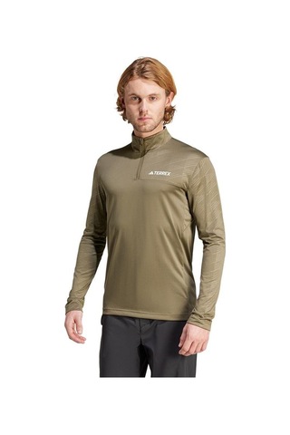 Adidas Mt Half Zi Ls Erkek Sweatshirt Ip4800-yesıl Yeşil