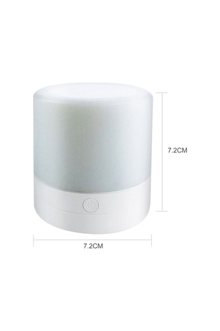 Ranyeek Renkli Işık Efekti Gece Lambası 3.7v 1200mah Batarya, 18-24 Saat Süre, Abs Malzeme Beyaz