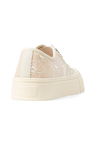 Deery Kadın Bej Dantelli Sneaker Ayakkabı - K0523zbejc01 Bej