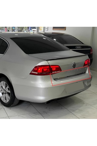 Vw Passat B7 Krom Bagaj Alt Çıtası 2010-2014 Arası Uyumlu Paslanmaz Çelik