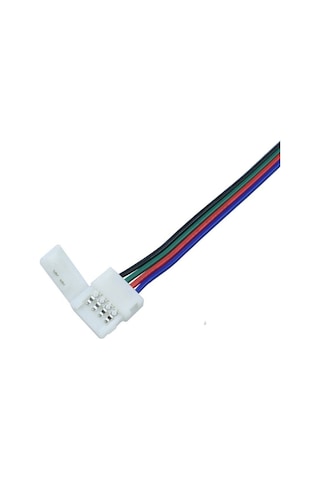 10cm 3çip Rgb Şerit Led Ekleme Aparatı Kablolu 4 Pin Birleştirici