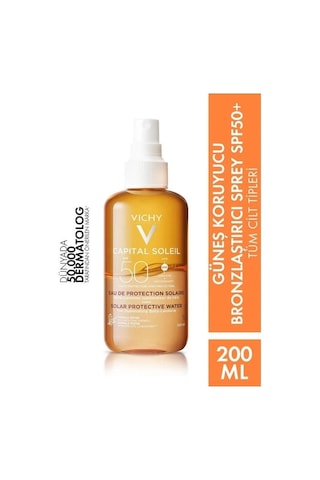 Vichy Capital Soleil Solar Protective Water SPF 50 Enhanced Tan 200 ML