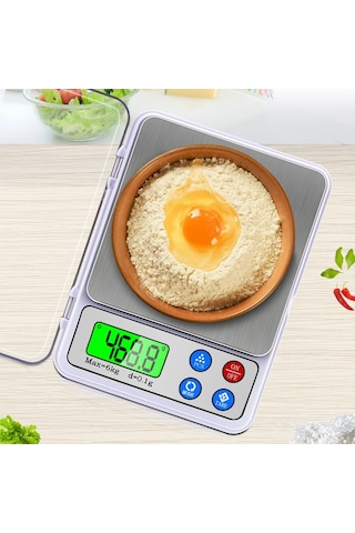 Sones Mh-555 6kg X 0.1g Yüksek Doğruluklu Dijital Elektronik Taşınabilir Mutfak Terazisi Denge Cihazı 2.2 İnç Lcd Ekranlı