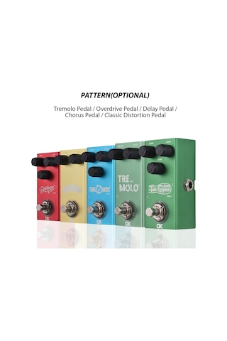 Ruicoo Gitar Efekt Pedalı - Geleneksel Distorsiyon Fonksiyonu, Metal Kasa, 6.35mm Giriş/çıkış, Ton Ve Kazanç Kontrolü