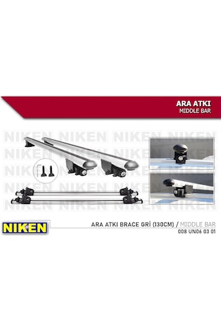 Araç Üstü Ara Atkı Tavan Barı Bagaj Brace Gri 130 Cm Araç Üstü Ara Atkı Tavan Barı Bagaj Brace Gri 130 Cm