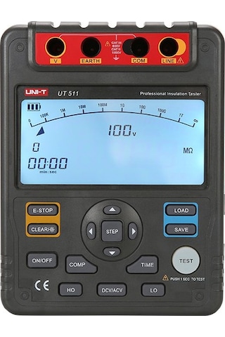 Unı-t Ut 511 Endüstriyel İzolasyon Test Cihazı 1000v 10g Ohm