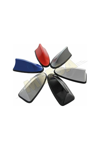 Otoaksesuarcınız Shark Balina Anten Köpek Balığı Silikon Tabanlı Balık Sırtı Gri (505164620)