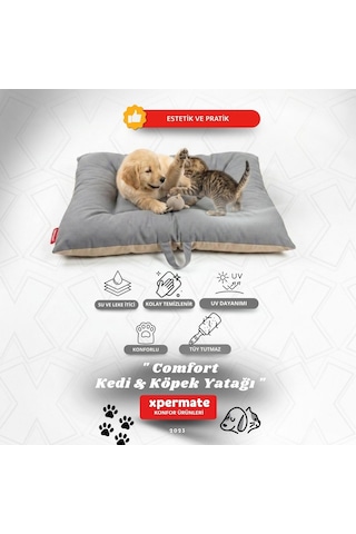 Xpermate Comfort Köpek Minderi Kedi ve Köpek Yatağı 70 x 90 CM
