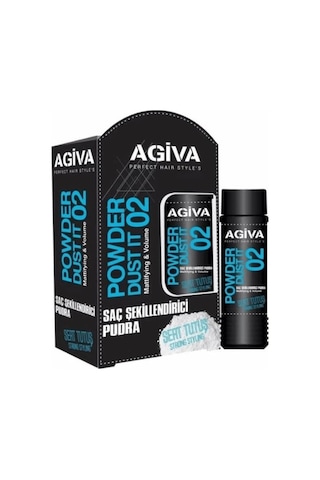Agiva 02 Sert Tutuş Saç Şekillendirici Pudra Wax 20 G